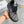 CD B24 SNEAKER AZURE AND BEIGE FABRIC