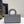 SMALL D-JOY BAG 22 IN GREY LAMBSKIN