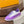 LV TIME OUT SNEAKER PURPLE MIX WHITE CALFSKIN