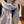 RECTO-VERSO MUFFLER 190 DOVE GREY CASHMERE