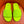 CD AQUA EMBROIDED SANDAL CHARTREUSE FABRIC