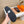 HM Men's Kazimir Sandals Black Orange Calfskin 735750