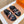 HM Men's Kazimir Sandals Black Orange Calfskin 735750