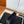 ACCORDEON 10N843 Card Holder Black Grain Cowhide GHW