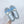 LV Trainer Sneaker Velcro Strap Blue Cowhide