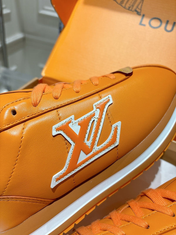 LV BUTTERSOFT Sneaker Light Brown White Cowhide 476984