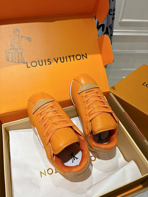 LV BUTTERSOFT Sneaker Light Brown White Cowhide 476984