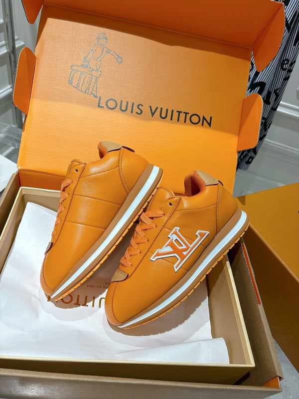 LV BUTTERSOFT Sneaker Light Brown White Cowhide 476984