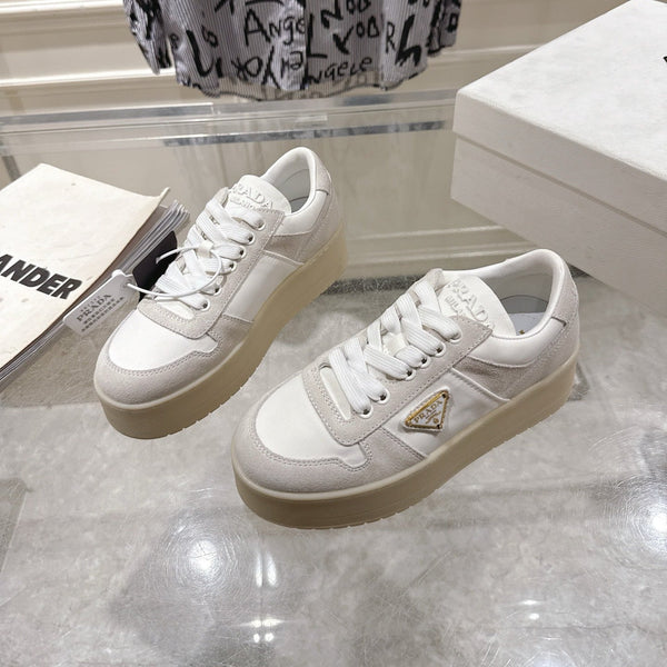 Prad 26s Downtown Sneakers Off White Re-Nylon Suede 968257