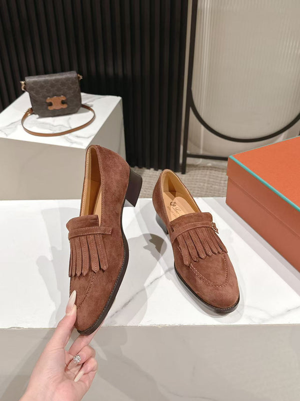 LP Pennan Fringe Burnt Clay Suede 564802
