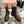 Miu Short Boots Brown Earth Vegetable Blended Cowhide
