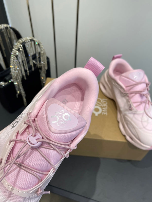Loewe x On Cloudsolo Sneakers Pink Polyester and Mesh 533486
