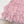 CC 25 Mesh Long Skirt Pink Polyester Fiber