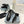 PRA NAPPA MARY JANE PUMPS GLOSSY BLACK LAMBSKIN