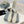 Pra Pumps 40 Square Sole White Patent Leather