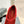 Pra Ballerina Pumps 40 Red Suede Fabric