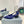 Pra Pumps 50 Square Sole Blue Suede Fabric