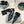Pra Pumps 50 Square Sole Black Suede Fabric