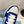 PRA DOWNTOWN NAPPA SNEAKERS WHITE AND COBALT CALFSKIN