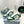 PRA DOWNTOWN PERFORATED SNEAKERS WHITE AND GREEN CALFSKIN