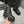 CC 24 Interlocking Logo Combat Boots 100mm Black Lambskin 432652