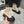 CC Interlocking Logo Combat Boots Black Beige Quilted Lambskin 432653