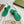 GG 26s Horsebit Thong Sandals Green Rubber 826209