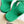 GG 26s Horsebit Thong Sandals Green Rubber 826209