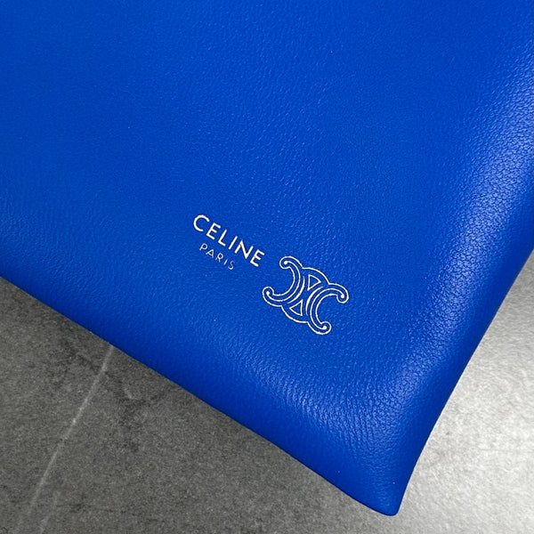 Celine Crystal Pouch Ultra Blue Lambskin