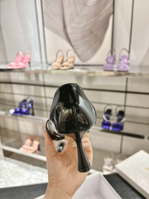 Jimmy Choo Aren Pump 65 Black Cowhide 597665