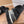 CD Sandal Black White Fleece And Canvas Fabric