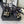CC 26s Sandals 55 Black Sheepskin Mixed Gold Charm 650082