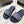 CD 26s Platform Sandals Navy Blue Cream Leather Fabric 944464