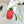 Loew Raffia Calfskin Strawberry Charm