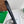 BV Narrow Face Belt 1.5cm Black Sliver Leather 207541