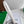 BV Narrow Face Belt 1.5cm Off White Sliver Leather 207547