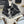 CC 26s Shawl 140x140cm Black White Cashmere Silk 212967