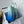 cc shopping bag 34cm blue tiffany blue calfskin silver hardware