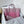 cc shopping bag 34cm pink purple calfskin silver hardware