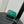 CC 26P Bowling Bag Green Crocodile-Embossed Calfskin