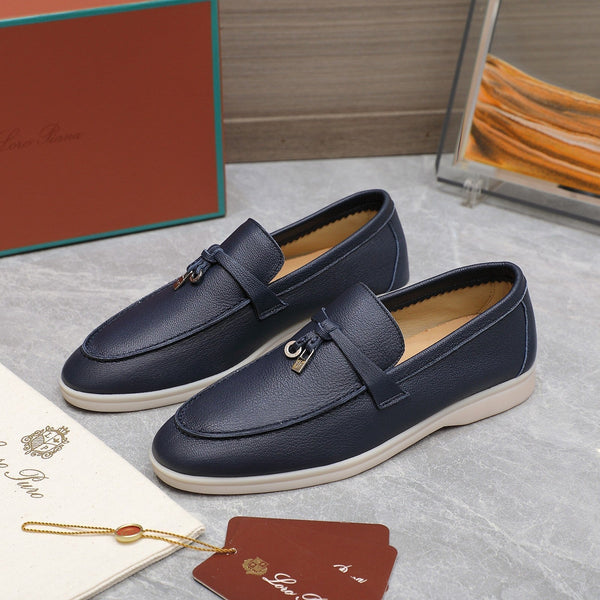 LP SUMMER CHARMS WALK LOAFERS BLACK LAMBSKIN
