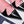 Prada Two-Tone Brushed Pumps 55mm Black Pink Cowhide 456265