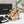CC Buckle Platform Pumps 100mm Black Beige Lambskin 425880
