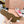 Miu TYRE Sneakers Pink Brown Suede Technical Fabric 456328