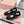 Miu Tyre Ballerina Shoes Black Suede Fabric 456339