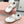 Miu Tyre Ballerina Shoes White Suede Fabric 456343