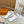 LV Mare Flat Mule White Sheepskin