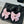 cc pink big bow slingback sandal 60 black lambskin