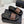 THICK SOLE WEDGE SLIPPERS IN CHOCOLATE BROWN CALFSKIN