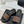 THICK SOLE WEDGE SLIPPERS IN CHOCOLATE BROWN CALFSKIN